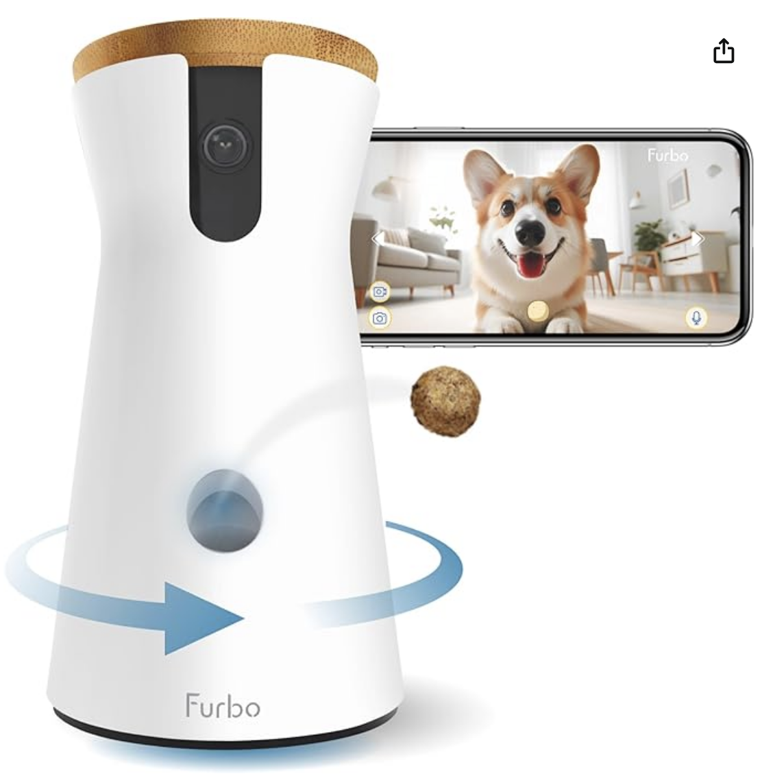 Furbo 360° Dog Camera — Treat Tossing & 2-Way Audio