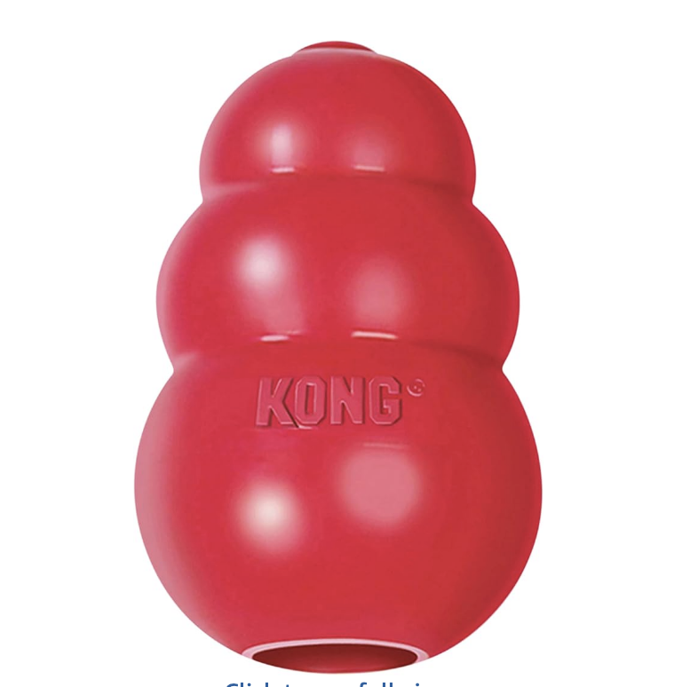 KONG Classic Dog Toy — Durable Rubber Chew